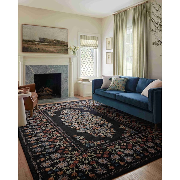 Laurel LAU-02 Black Rug